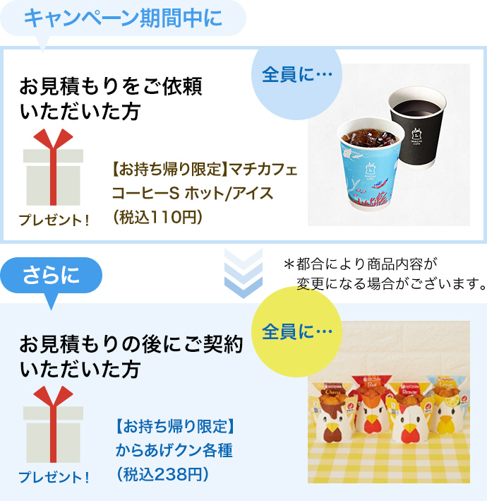 キャンペーン期間中に